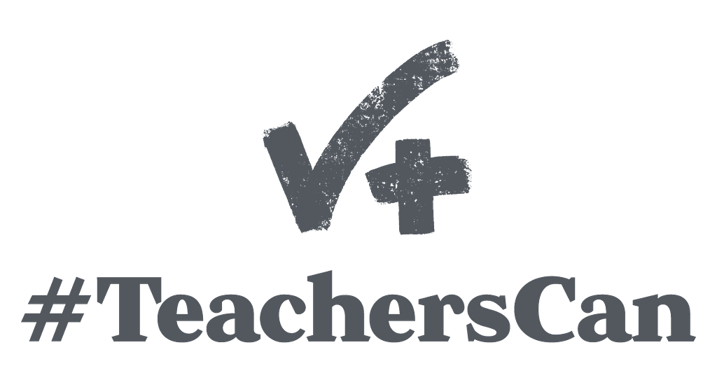 #TeachersCan ryht teachers can logo v rgb gray
