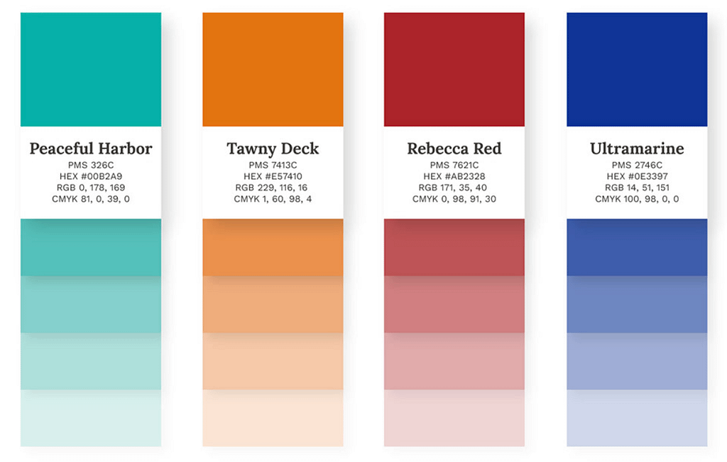 Charles Butt Foundation Brand Identity cbf accent colors