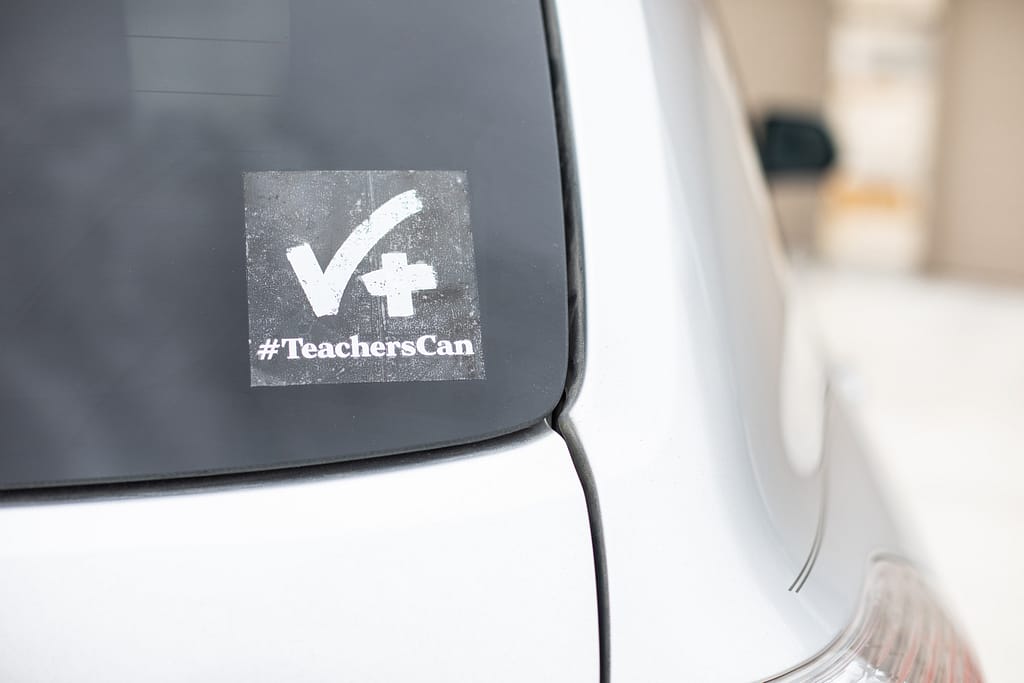 #TeachersCan car decal 1