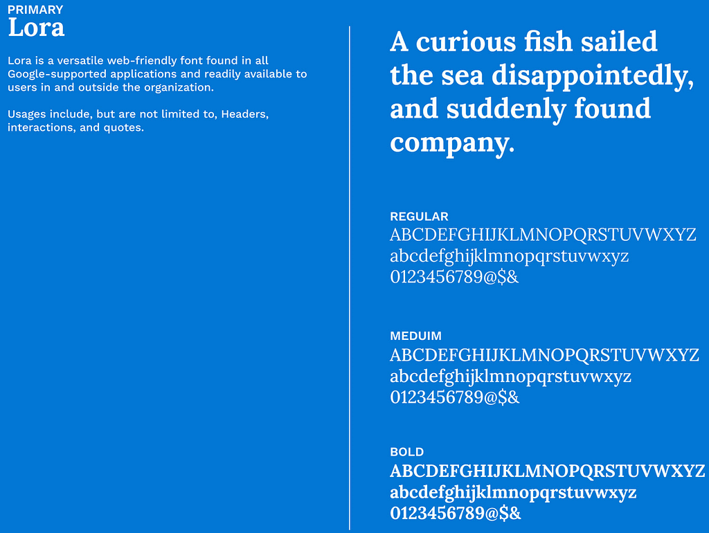 Charles Butt Foundation Brand Identity primary typography