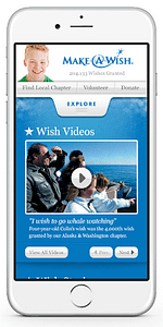 Mobile Marketing - Getting Beyond "We Need An App!" wish.org mobile website