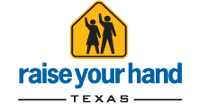 Raise Your Hand Texas Brand Identity ryht home logo
