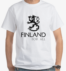 Hate groups co-opted Finland's brand identity - here's how the country can reclaim it Finland For All shirt