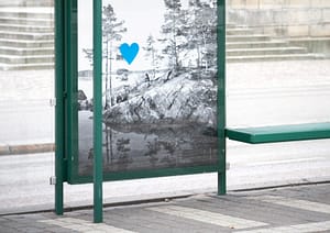 Hate groups co-opted Finland's brand identity - here's how the country can reclaim it finnish bus stop heart