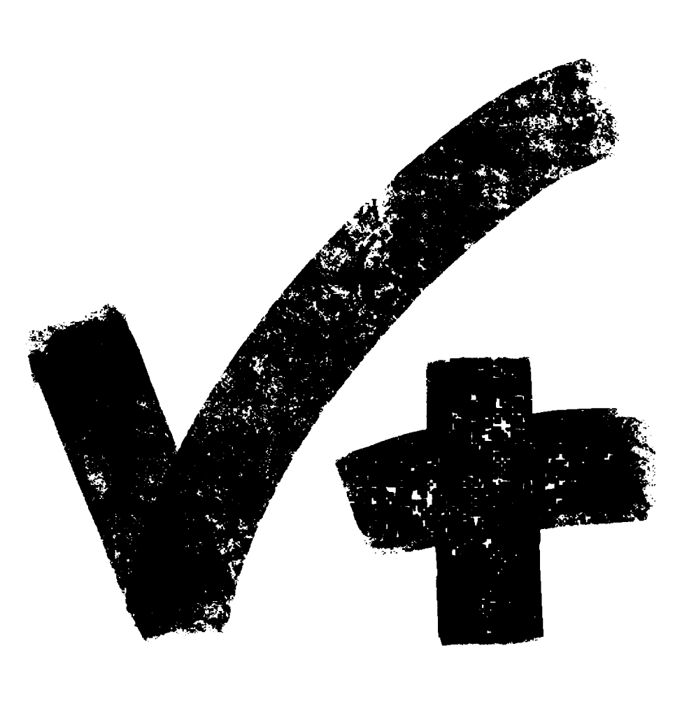 #TeachersCan ryht check+ symbol rgb black
